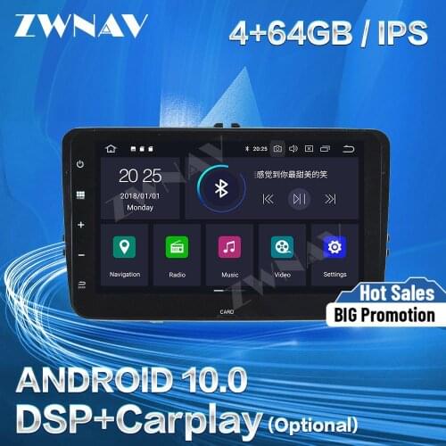 Carplay For VW Passat B6 CC Polo GOLF 5 6 Touran Jetta Tiguan Magotan Android Screen GPS Unit Auto Audio Stereo Radio Recorder