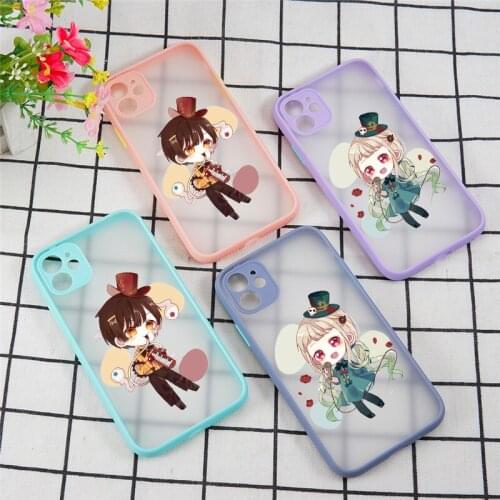 Couple Style Jibaku Shounen Hanako Kun Phone Case for iPhone 11 12 Mini Pro X XS XR Max 6S 7 8 Plus SE2020 Skin Feel Back Cover