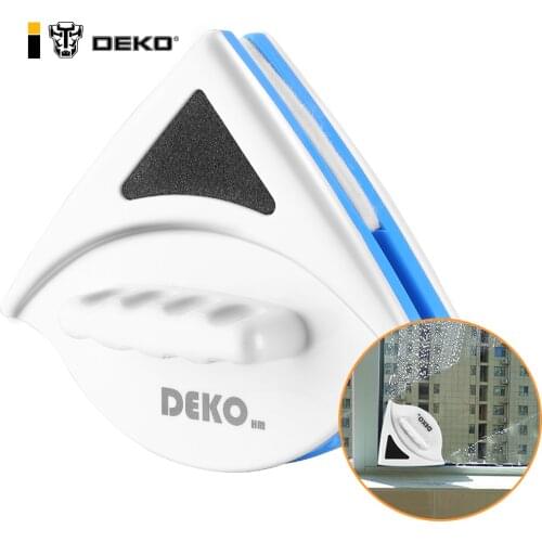 DEKO Magnetic Window Glass Cleaner Household Cleaning Tool Window Wiper Magnet Double Side Magnetic Glass Brush Tool for Washing
