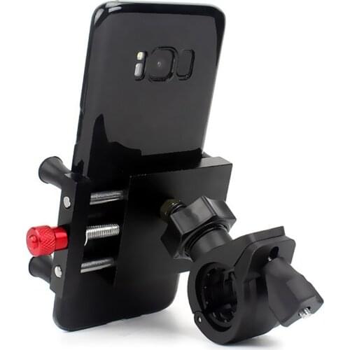 Full Aluminium Alloy Mobile Phone Holder Stands For Bicycle Motorcycle Metal Mountain Bike Road Bike Phone Holder for iphone 6 8