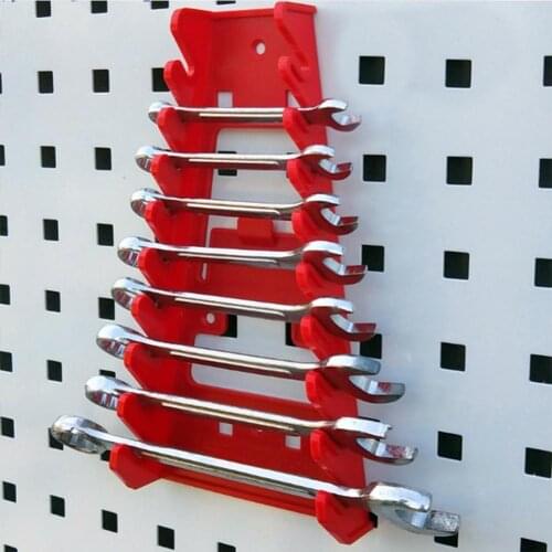 Wrench Holder Multi-slot Plastic Tool Hook Multi-function Hole Plate Sorter Tray Socket Storage Rack Machine Auto Repair
