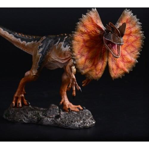 IN STOCK ITOY Resurrection Dilophosaurus Sinensis Dinosaur Figure Realistic PVC Animal Model Toys Collector Decor Gift for Adult