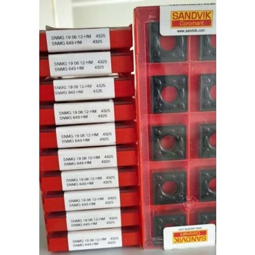 10PCS CARBIDE INSERT SNMG 190612-HM 4325