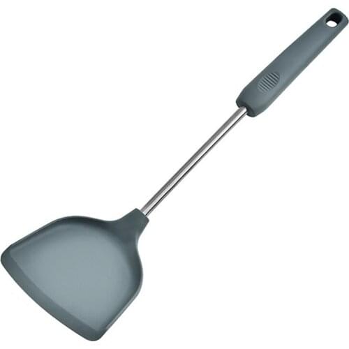 Kitchen Utensil Silicone Non-Stick Cooking Spatula Soup Ladle Turner and Soup Spoon Porridge Frying Steak Utensils Kitchen Tool