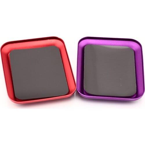 Magnetic Nut and Bolt Tray Square Solid Parts Holder Screw Organizer Bolt Holder Tools for Screws Bolt Pins