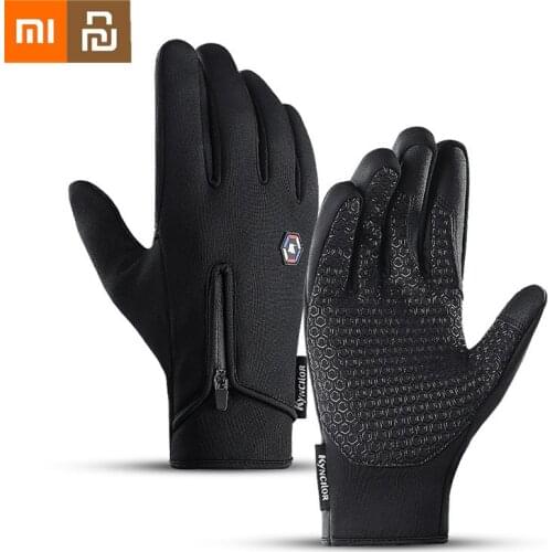 Xiaomi youpin touch screen outdoor gloves keep warm Windproof Cold resistance non-slip Wearable cycling sports gloves winter A02
