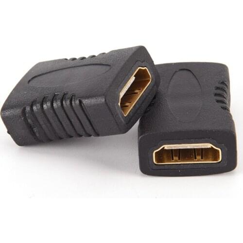 2pcs HDMI Female to Female Adapter Coupler Connector Converter For HDTV 1080P HDMI Adapter
