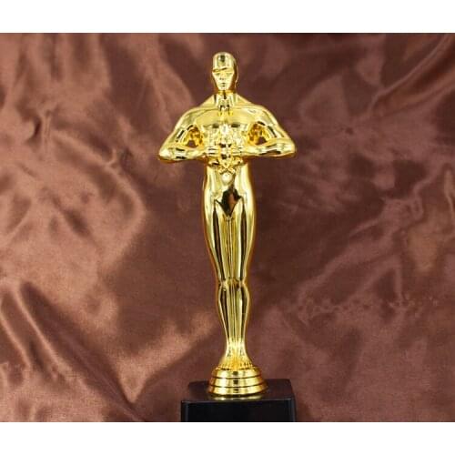 Small size Oscar Trophy Award , Oscar Trophy 19cm Hollywood Oscar Party Favors Award Prize