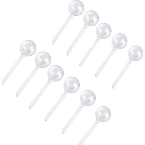 11Pcs Clear Automatic Watering Bulbs Watering Globes Device Plastic Balls for Plants Vacation Houseplant Plant Pot