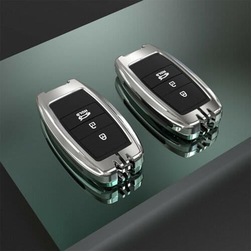 Alloy 3 Button Car Key Case For Kia K3 K3S K4 K5 KX3 KX5 Sportage Sorento Carens Carnival Shuma Remote Fob Protector Cover Bag