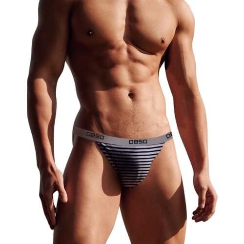 Sexy Underwear Thongs Gay Jockstrap Men Bikini Cotton Sissy Panties Thong Man Comfortable Lingerie Low Rise Soft Pouch BS3118