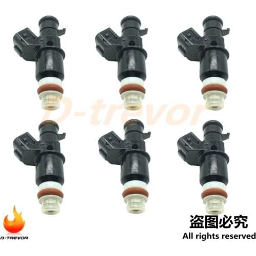 6Pcs 16450-PWA-003 Fuel Injector for Honda Civic 2003-2005 1.3L
