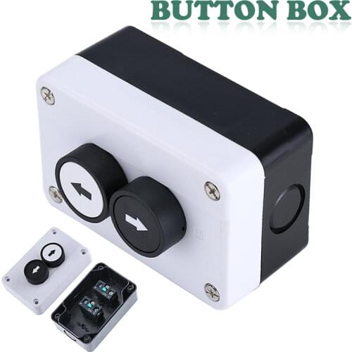 High Quality Push Button Box Switch Arrows Up/Down Button Control Station Switches For Hoist Roller Door Double Insulated Mayitr