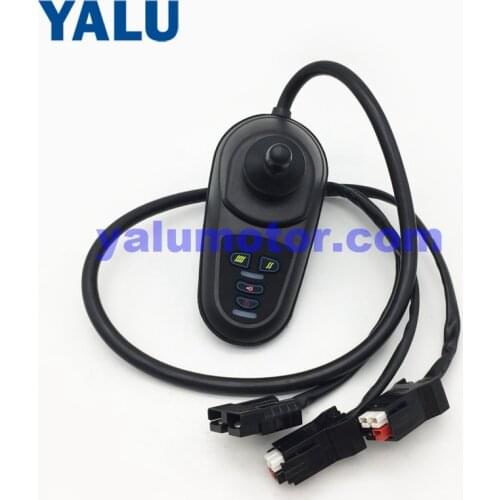 YALU High Quality Waterproof 24V Electric Wheelchair Motor Joystick Controller with USB port and Universal Direction Control