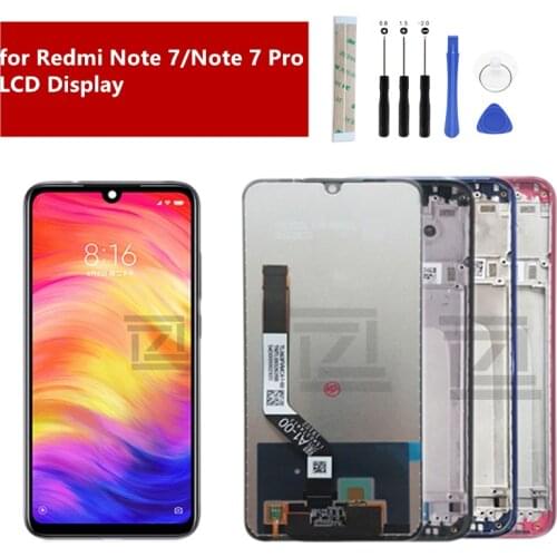 For Xiaomi Redmi Note 7 LCD Display Screen Touch Digitizer Assembly Redmi Note7 Pro LCD Display Repair Parts