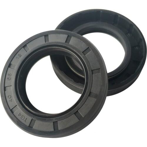 5Pcs Black TC/FB/TG4 Skeleton Oil Seal Rings ID 8-19mm NBR Double Lip Seal Gasket For Rotation Shaft