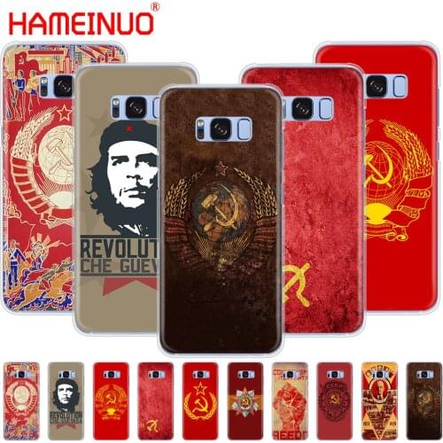 HAMEINUO Soviet Union USSR Grunge Flag cell phone case cover for Samsung Galaxy S9 S7 edge PLUS S8 S6 S5 S4 S3 MINI