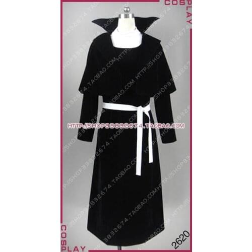 Bungou Stray Dogs Nathaniel Hawthorne Black Halloween Suit Cosplay Costume S002