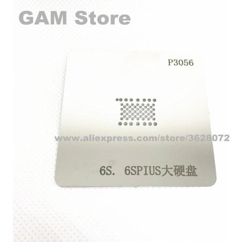 For iPhone 6S 7 6S Plus 7Plus Nand Flash Chip BGA Stencil Reballing IC Chip Pins Soldering BGA Direct Heating Template P3056