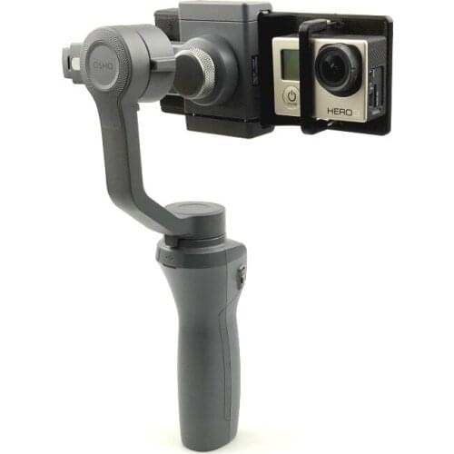Gopro Hero 4/5/6/7/8 XiaoYi DJI OSMO Action Mobile 1 2 Camera Mount Bracket Plate Clip Adapter Holder Handhold Gimbal Stablizer