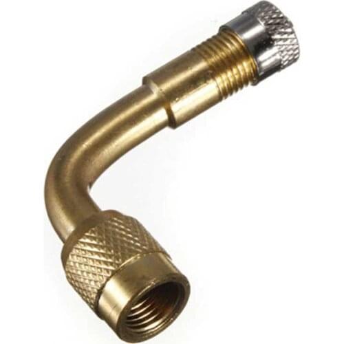 1PC Motorcycle Motorbike Tyre Valve Extension Adaptor 90 Degree Angle Car Bike