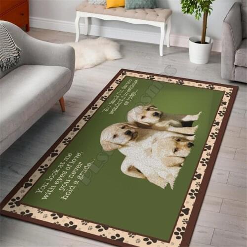 Labrador retriever rug area funny dog collection carpet Floor Mat Rug Non-slip Mat Dining Room Living Room Soft Bedroom Carpet