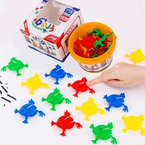 Frog jumping animal small toy puzzle table game birthday gift