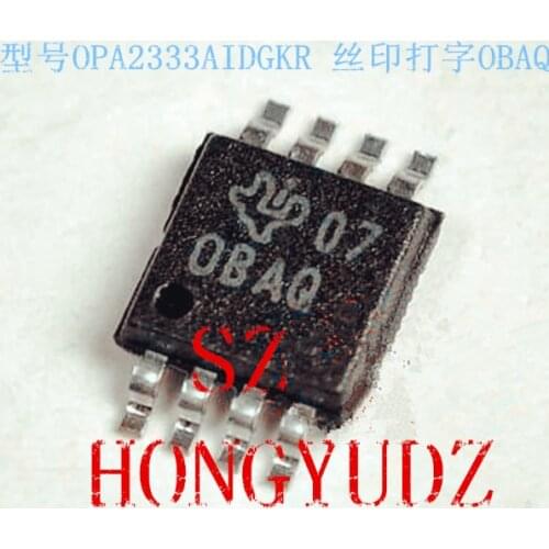 Xinyuan 10PCS/LOT OPA2333 OPA2333AIDGKR MSOP8 OBAQ OPA2333A IC OPAMP ZERO-DRIFT 2CIRC 8VSSOP