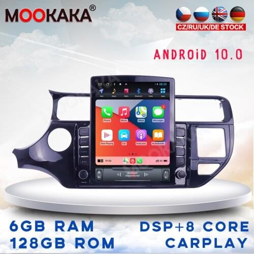 For KIA RIO 2015-2018 Tesla Screen Android 10 Car Multimedia Stereo Player Carplay GPS Navigation Head Unit DVD