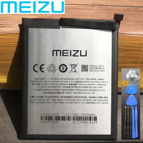 100% Original BA923 4000mAh For Meizu Note 9 M9 Smartphone New High Quality Battery+Tracking Number