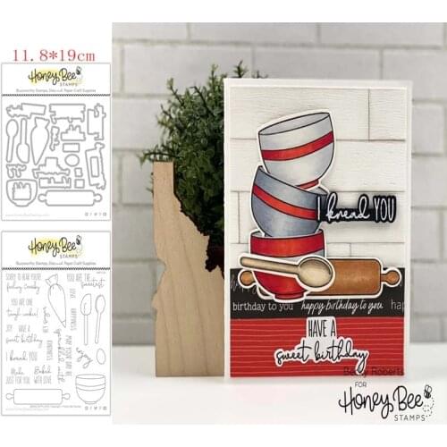 Bake with love Troqueles de corte de metal scrapbooking stamps and dies Metal cutting dies for scrapbooking Dies scrapbooking