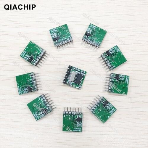 QIACHIP 433.92MHz RF Remote Control Switch Universal Wireless Transmitter Learning Code 1527 Encoding Module For DIY 10PCS/LOT