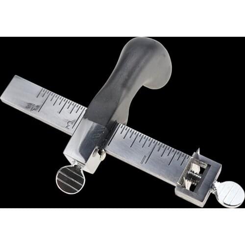 Professional leather belt cutter gauge for drawing leather belt DIY strip tool hand cutting leather tools with 2 sharp blades