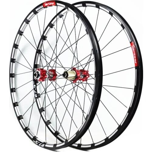 PASAK MTB Mountain Bike Quick Release 24Hole Milling trilateral CNC bearing hub ultra light wheel wheelset Rim