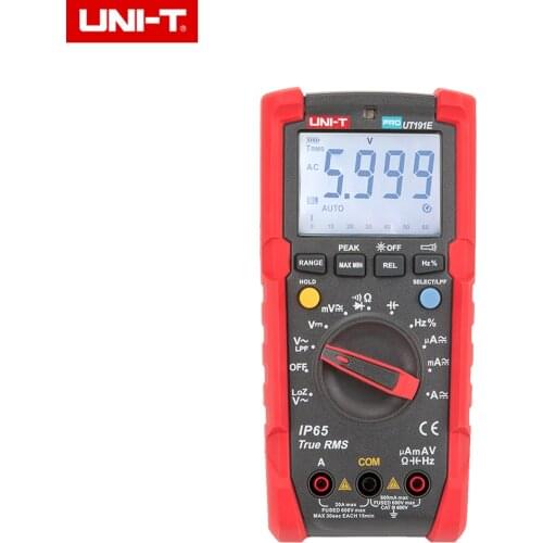 UNI-T UT191E/UT191T Industrial Digital Multimeter True RMS DMM 20A Ammeter 600V Volt ACV LoZ LPF Tester