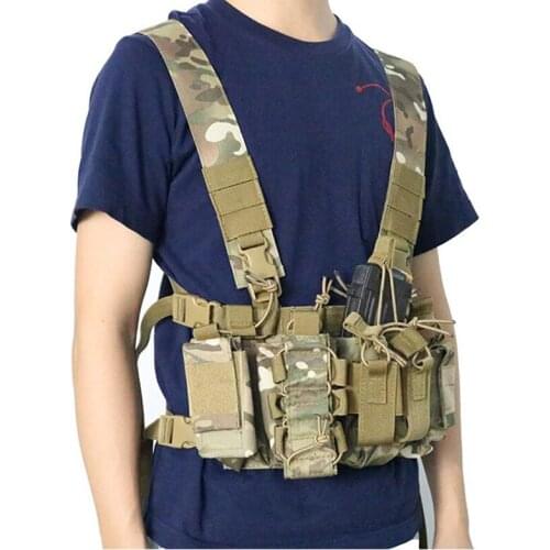 Military Equipment Tactical Vest Airsoft Paintball Carrier Strike Chaleco Chest Rig Pack Pouch Light Weight Heavy Duty Vest