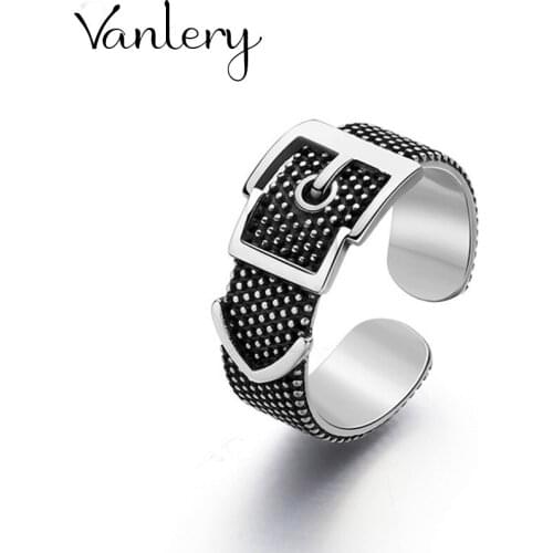 Personality Exaggerated Gothic Belt Rings For Women Charm Engagement Jewelry Girls Open Finger Knuckle Rings