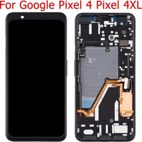 100% Tested Original LCD For Google Pixel 4/Pixel 4XL LCD Display Screen With Frame Pixel 4 5.7" Screen Display Pixel 4XL 6.23"