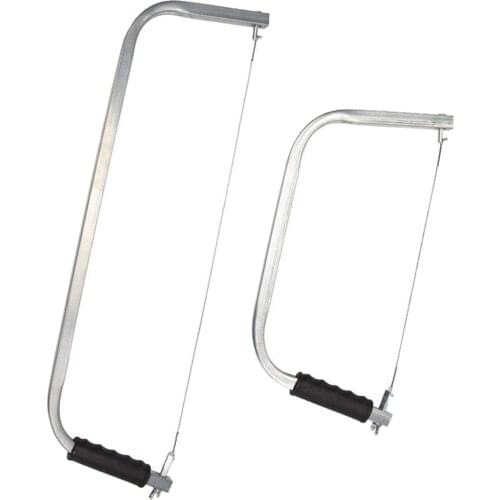 2Pack Taper Bow Saw Heavy Duty Tree Wood Branch Log Pruning Guard