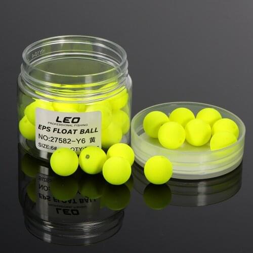30pcs Fishing Floating Bobbers Drift Ball Foam Strike Indicator 12mm Foam Float Ball Fishing Accessories