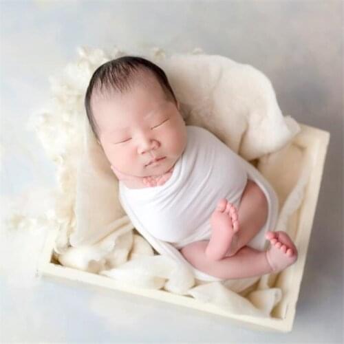 35x160cm 2pcs/lot Newborn stretch knit wrap Baby Mesh wrap photography prop Newborn Jersey swaddle blanket