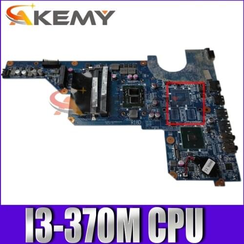 AKemy laptop Motherboard For HP Pavillion G4 G6 G7 G4-1000 G6-1000 I3-370M Mainboard 655990-001 655990-501 DAR18DM86D0 HM55