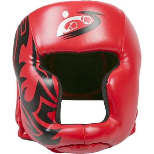 Free Size Muay Thai Boxing Taekwondo MMA Helmet Head Protector Karate Muay Thai Guantes Sparring Kickboxing Protective Headgear