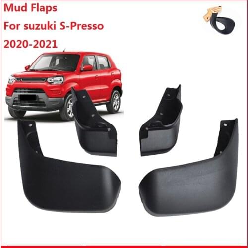 Set Mud Flaps For suzuki S-Presso 2020-2021 Mudflaps Splash Guards Mud Flap Mudguards Fender Front Rear