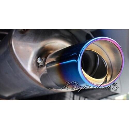 For Honda Vezel HR-V 2014-2018 Bluing Exhaust Muffler Tip Pipe 1pcs Stainless Steel Free Shipping