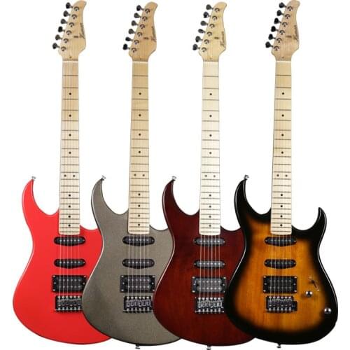 Human electric guitar, light guitar, maple fingerboard, maple neck, travel, musical instruments, free shipping