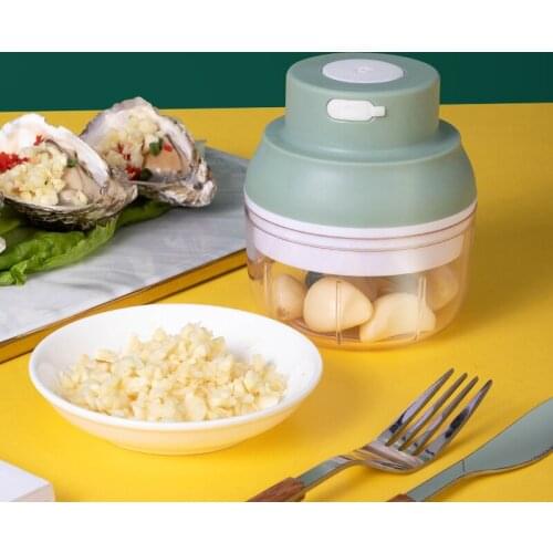 Electric Kitchen Chopper Garlic Masher Meat Grinder Mini Food Garlic Vegetable Chopper Crusher Rechargeable Food Processor
