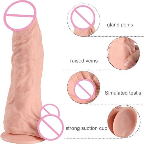 Adult Dildo Silicone Huge Sex Toys for Women Artificial Penis Masturbators Soft Goods for Adults Realistic Dick Juguetes Sexules