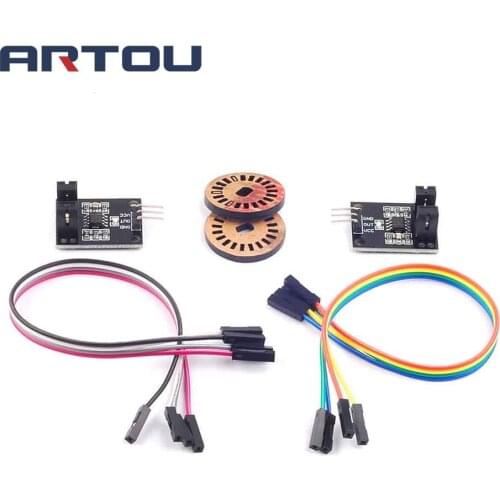 2SET HC-020K Double Speed Measuring Module to Test Motors Rotational Speed with Photoelectric Encoders Kit