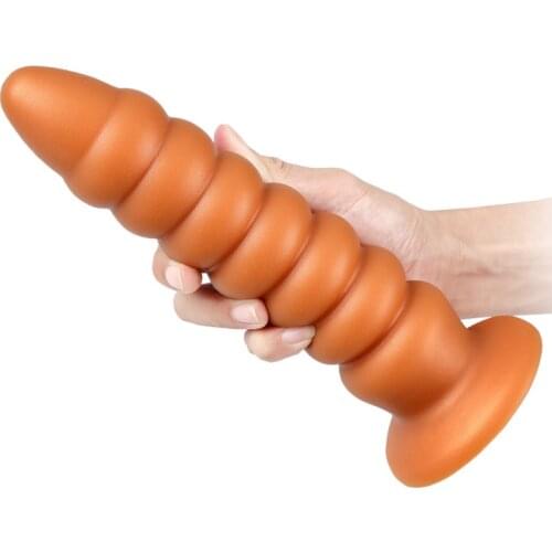 Toys for Adults 18 Large Suction Cup Silicone Anal Sex Plug for Masturbation Soft Thread Anal Plug Sex Toys for Women